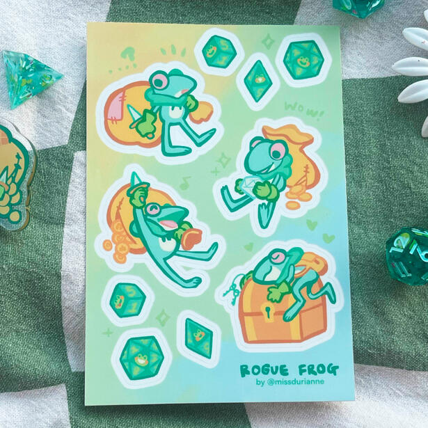 Rogue Frog Stickers