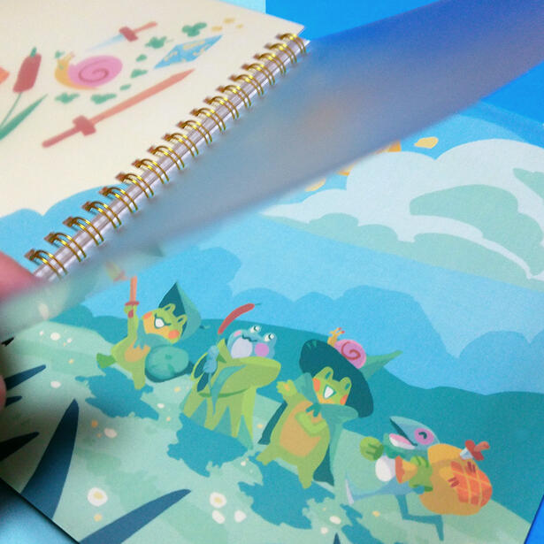 Frog RPG Stickerbook