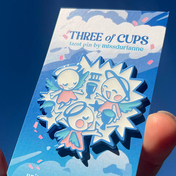 Three of Cups Pin